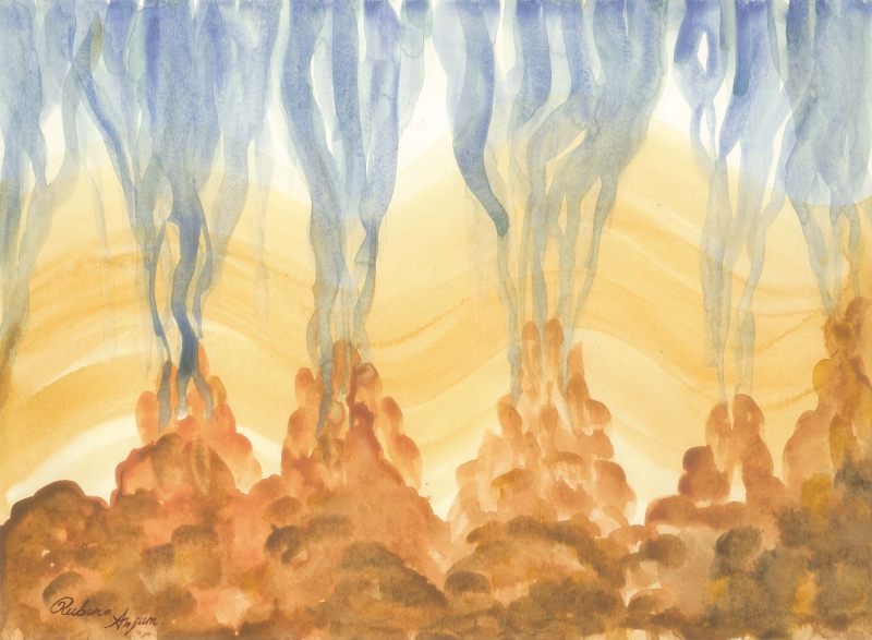 Stalactites and Stalagmites by artist Rubina Anjum